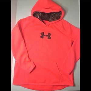 Under Armour Coldwear hoodie CORAL color NWOT
